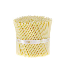 Danilovo Pure Beeswax Candles - No-Drip  Smoke-Less  Tall  Thin Taper Candles - Decorative Candles for Church Prayer  Decor or Birthday Candles - Hone
