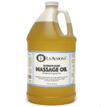 La Almona - Ultimate Glide Massageolie 1 gallon navulkan