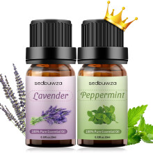 Sedbuwza Lavendel-Pfefferminz-therisches l-Set, Lavendel-Duftl, Pfefferminz-Duftl-Set fr Diffusor, Aromatherapie, Massage, Seife, Kerzenherstell