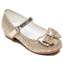 Furdeour goldene Mary-Jane-Schuhe fr Kleinkinder, Mdchen, Hochzeit, Party, Abschlussball, Pailletten, Glitzer, Blumenmdchen-Schuhe, Prinzessin, Gr