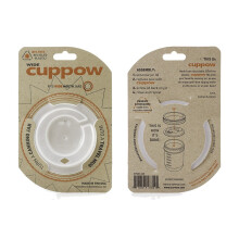 Originele Cuppow Wide met Straw-Tek - Drinkdeksel voor inmaakpot met brede opening!