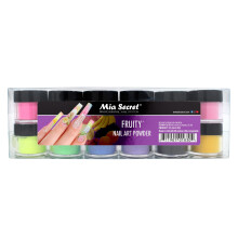 Mia Secret - Set di 12 polveri acriliche per unghie Fruity Collection