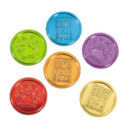 Monete premio Fun Express Pawsome - 144 pezzi - Attivit    educative e di apprendimento per bambini