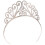 Glitzer-Tiara (Silber) Partyzubehör (1 Stück) (1/Pkg) 1