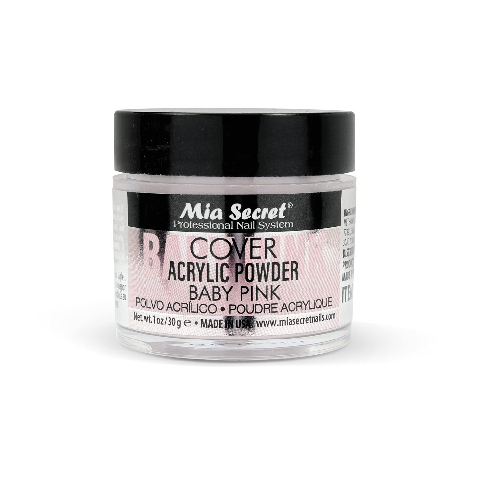 Mia Secret Pink Acrylic Powder Cover Baby 1 Oz.