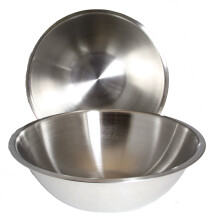 8 Quart Set van 2 mengkommen RVS Professionele Chef Commerci?e Keuken van Winco 13,25 Inch Diameter Platte Basis