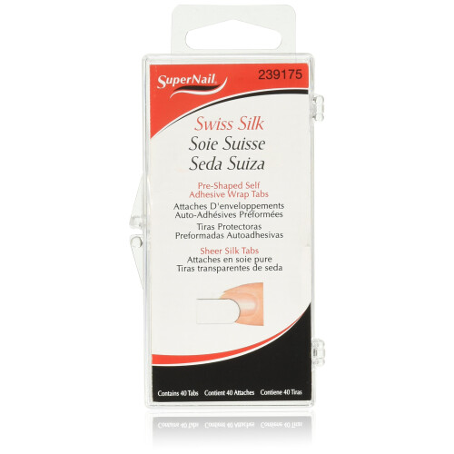 Supernail Swiss Silk Wrap Self-Adhesive Tabs  40 Count