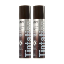 KISS Tintation Tijdelijke Haarkleur Spray & Haar Mascara (Donkerbruin)