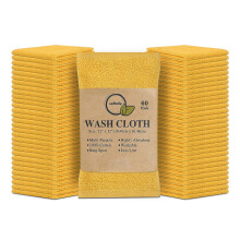 Salviette Softolle 100% cotone filato ad anello - Confezione grande di salviette - 30x30 cm - Salviette per il viso altamente assorbenti e morbid