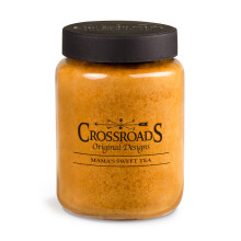 Candela profumata a 2 stoppini Crossroads Mama's Sweet Tea da 26 once.