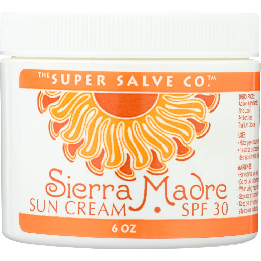 SUPER SALVE Sierra Madre Sun Cream 6 OZ
