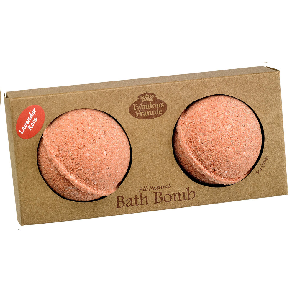 Fabulous Frannie Lavender Rose Natural Handmade Bath Bomb Set Pure Essential Oil Coconut Oil Witch Hazel Ultra Plush Spa Fizzies To Moisturize Sk