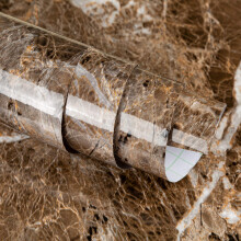 Brown Marble Contact Paper Faux Brown Granite Wallpaper Peel Stick Textured Marble Look Kitchen Sticker Self Adhesive Paper Furniture Waterproof Viny