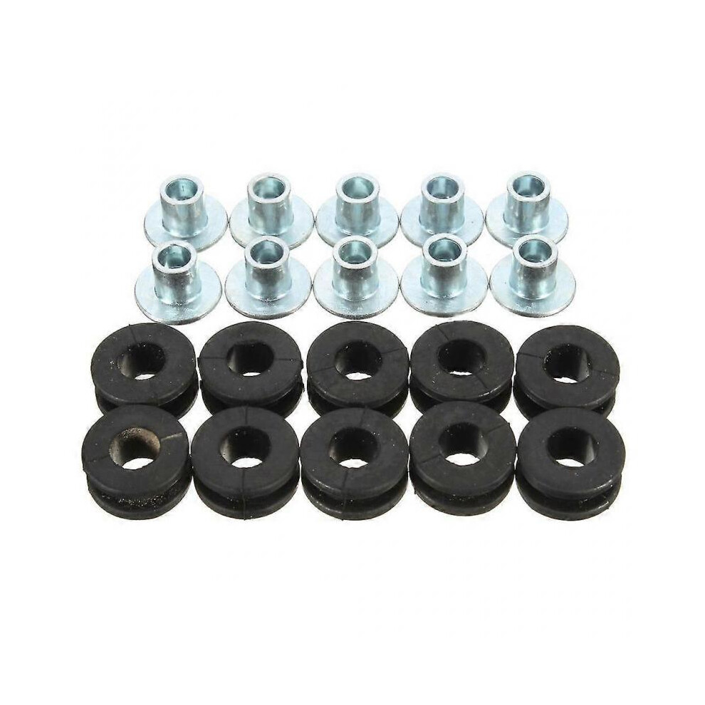 High quality brand new  10Pcs Motorcycle Side Cover Rubber Grommets Gasket