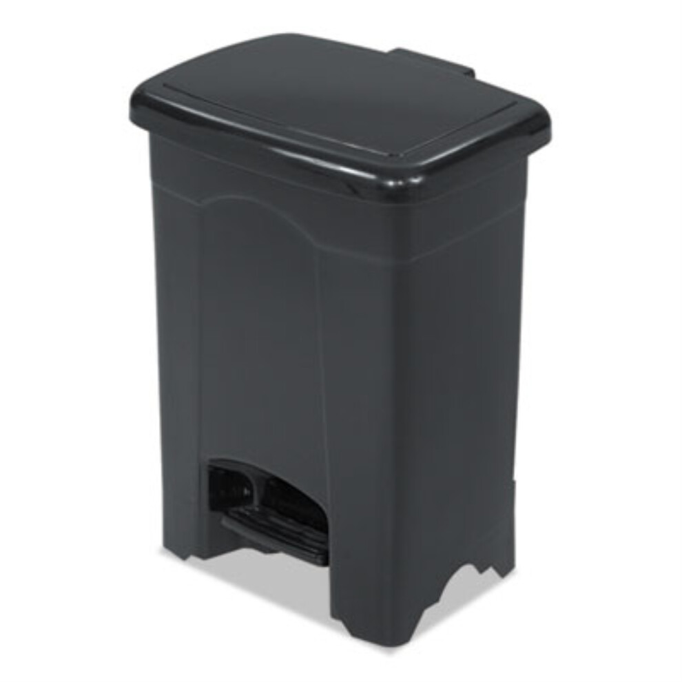 Safco Bubble Wastebaskets WASTEBASKET 6 GALLON BK