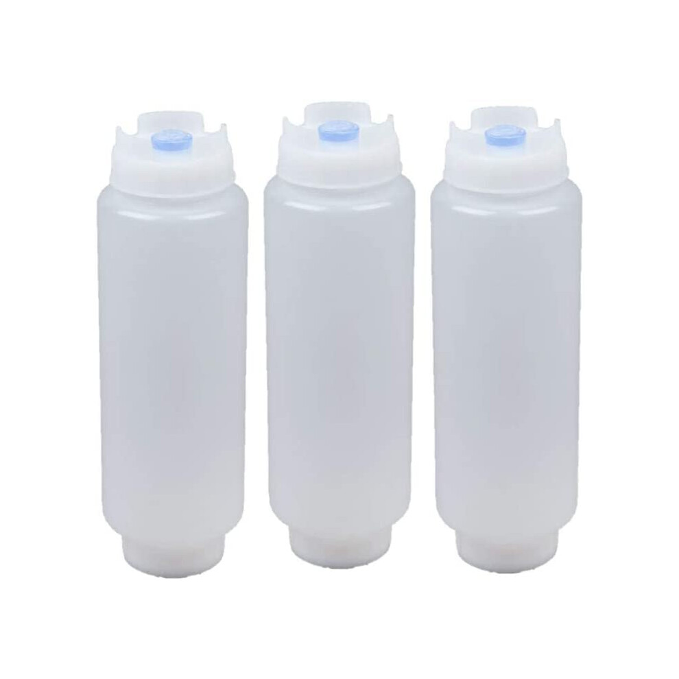 Knijpfles Navulbaar 16 Oz Blauwe Tip (Blauw) 3-Pack-image