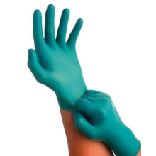Ansell Touch N Tuff (R) - 9 1/2 en - Nitrilo - Guante desechable sin polvo - Tamao 8 1/2-9