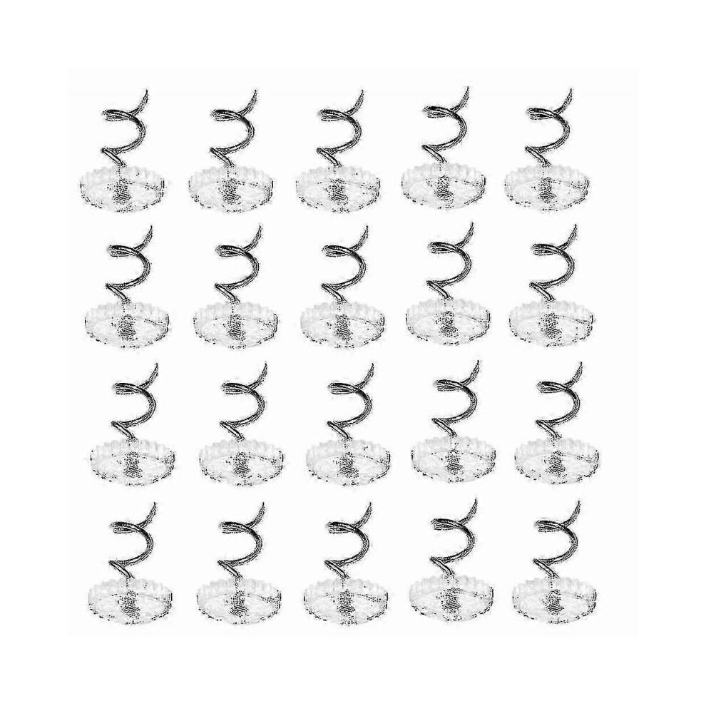 100 Pcs Clear Heads Twist Pins for Upholstery, Slipcovers And Bedskirts