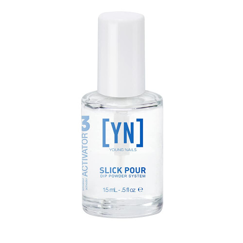 Young Nails SlickPour Activator, Βήμα 3, 0.5 oz