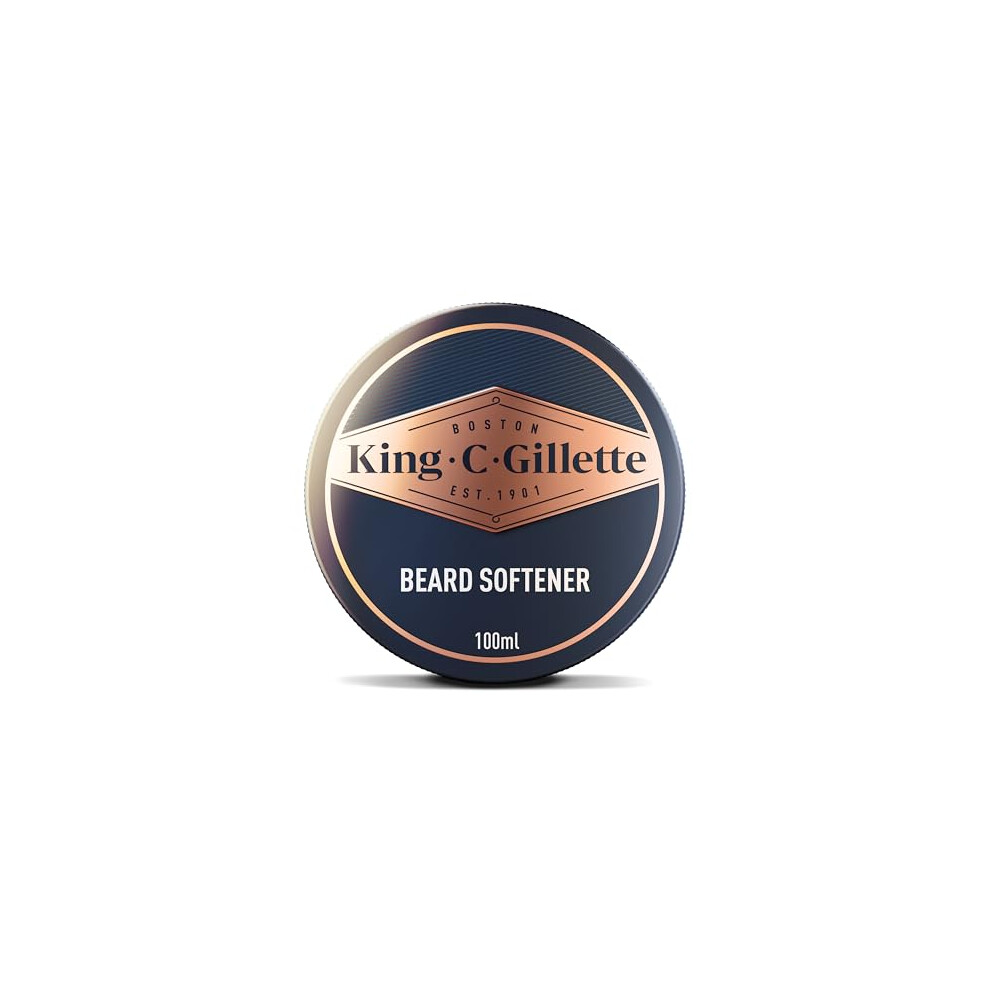 King C. Gillette Soft Beard Balm  Deep Conditioning with Cocoa Butter  Argan Oil and Shea Butter