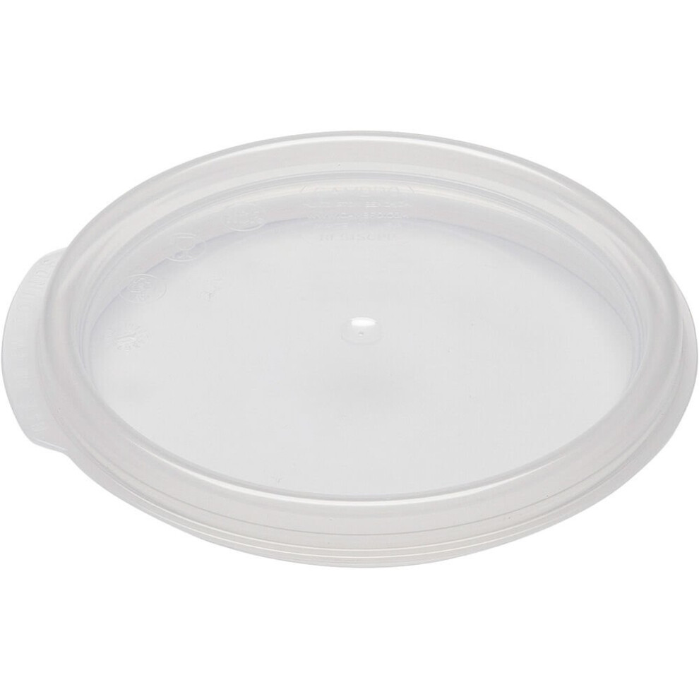 Couvercle D' Tanch It Cambro Camwear Pour Bo Tes De Conservation Rondes Camwear De 1 Litre, Transparent-image