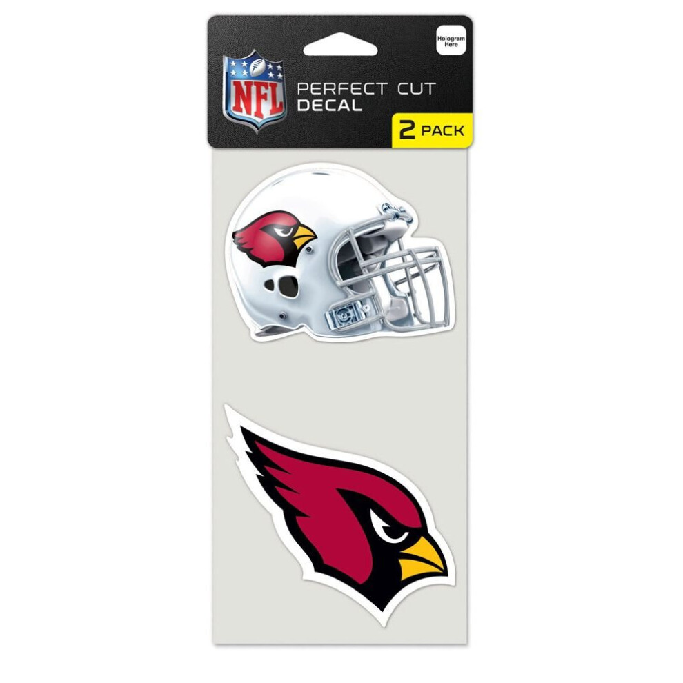 Wincraft Arizona Cardinals Set Of 2 Die Cut Decals 032085475565