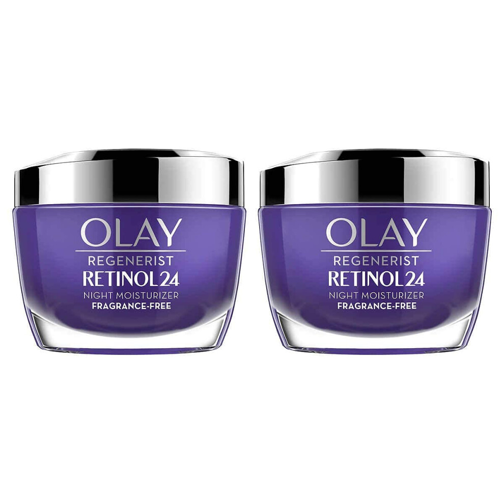 Olay Olay Regenerist Retinol 24 Night Creamcount 2 X 1.7 Ounce ( Net Wt 3.4 Ounce )