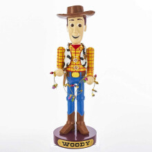 Kurt Adler Disney Toy Story Woody Dziadek do orzechw Wysokosc 11 cali Wielokolorowe drewno