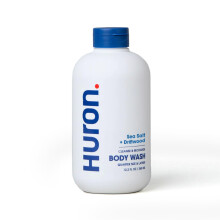 Huron Moisturizing Body Wash voor heren - Gemaakt met kokosolie, vitamine E en toverhazelaar - Veganistisch wreedheidsvrij (12,20 Fl Oz (pak van 1) z