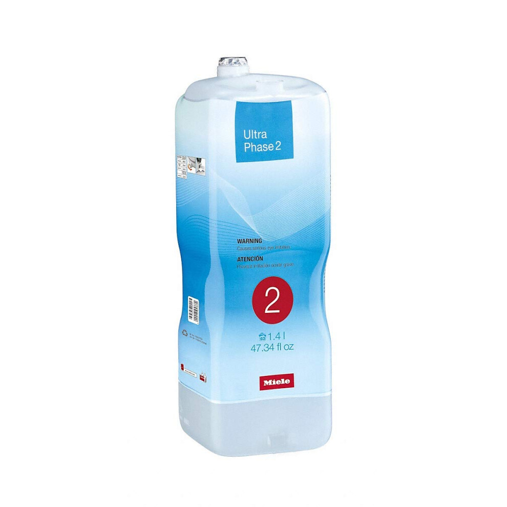 Miele's UltraPhase 2 Detergent for Whites and Colors  Aqua Fragrance 1.4 Liters  63 Loads