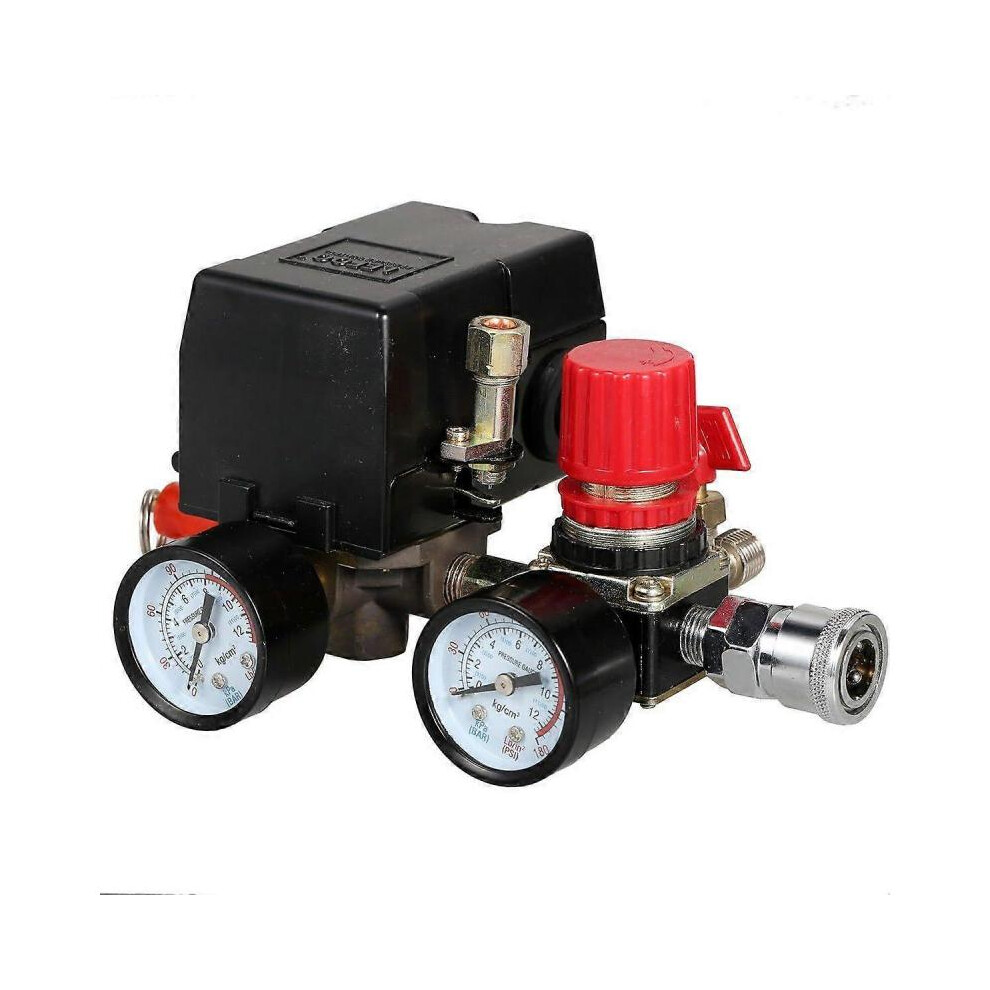 High quality brand new  Pressure Switch Manifold Regulator Gauges Air Compressor