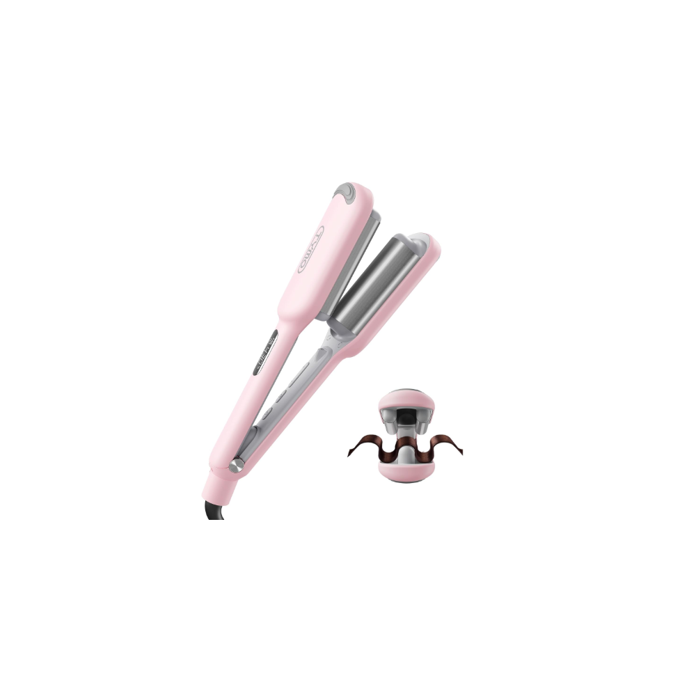 TYMO ROVY Hair Waver Crimper - Hair Curler, Deep Waver Curling Iron, Ionic Curling Wand with Ceramic Tourmaline Barrel for Women