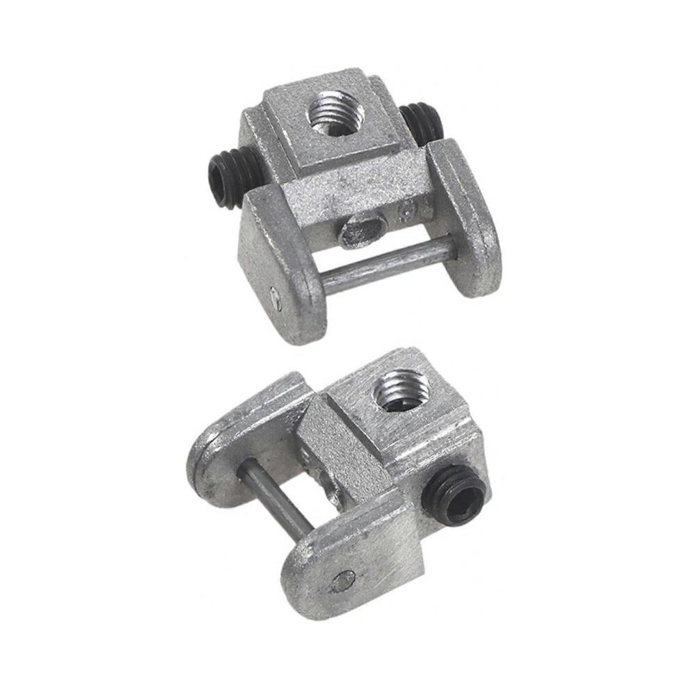 2Pcs Scroll Saw Blades Holders Conversion Kits Pin-less Adapter Metal Upper/Lower Blade Ho