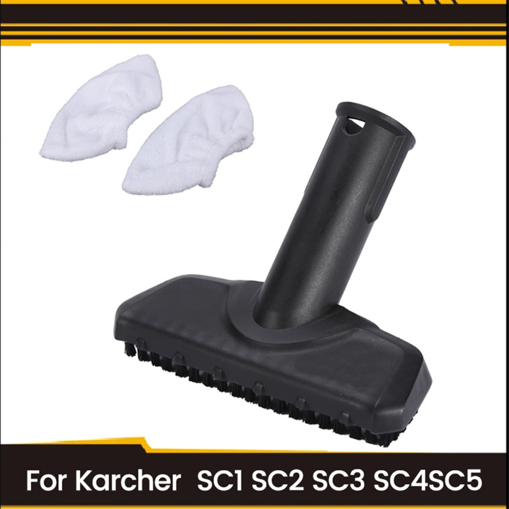 Brosse à main pour nettoyeur vapeur avec tampon en tissu pour Karcher SC1