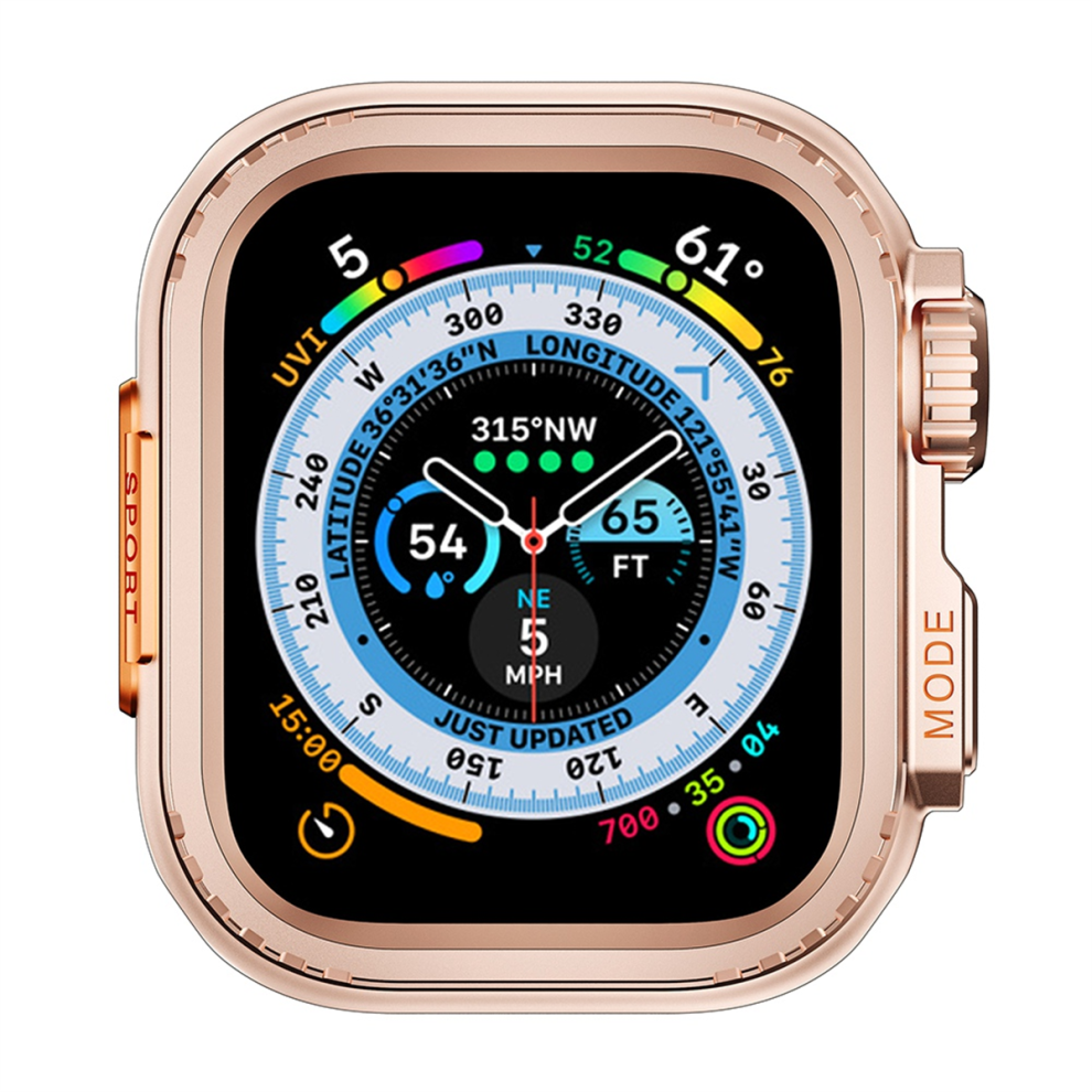 Photos - Other for Computer Markenlos Watch Case for Apple Watch Change Prtection Bumper Cover Rose Gold 