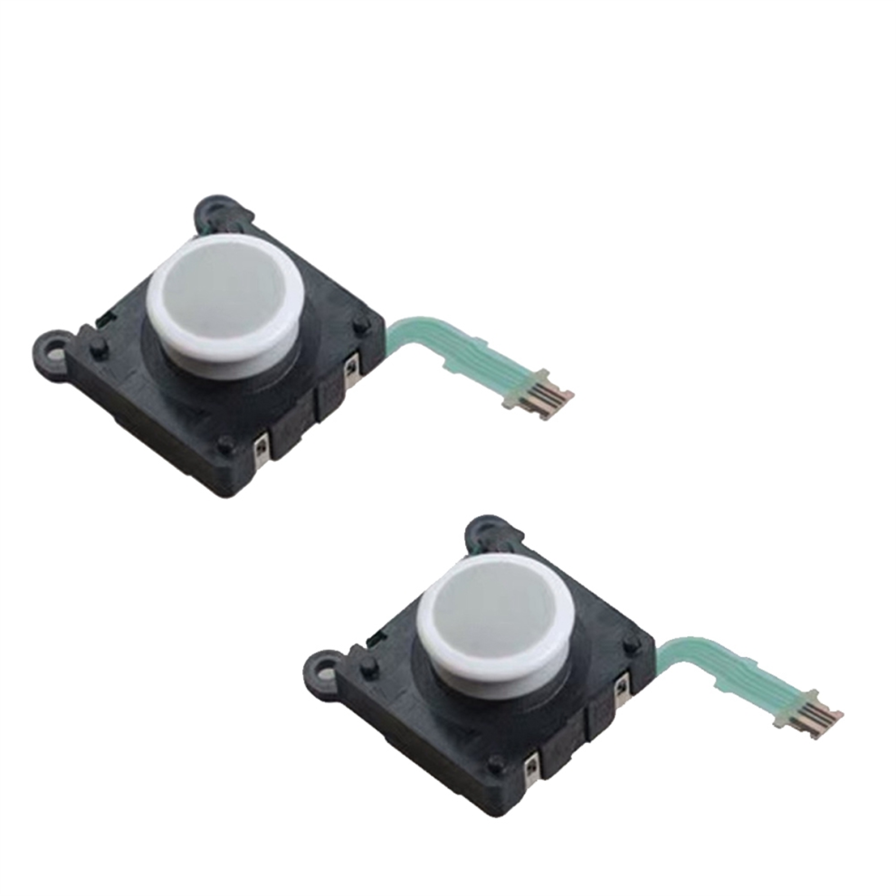 2Pcs 3D Analog Joystick For Ps Vita 2000 Psv2000 Joystick & Black/White 4852091396977