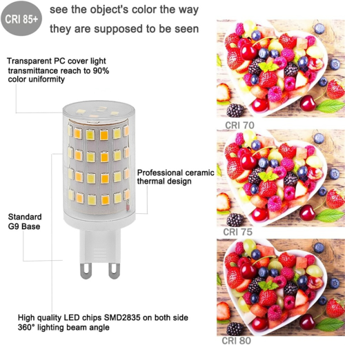 G9 LED Bulb Tuya WiFi Dimmable Smart Light 6W Halogen Light EU Plug 2