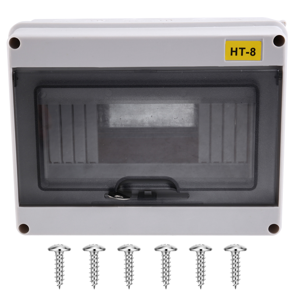 Ht-8 Way Ip65 Mcb Breaker Box Distribution Protection Box 4852091303982
