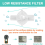 CPAP InLine Filters for BiPAP CPAP Machines 6PCS 3