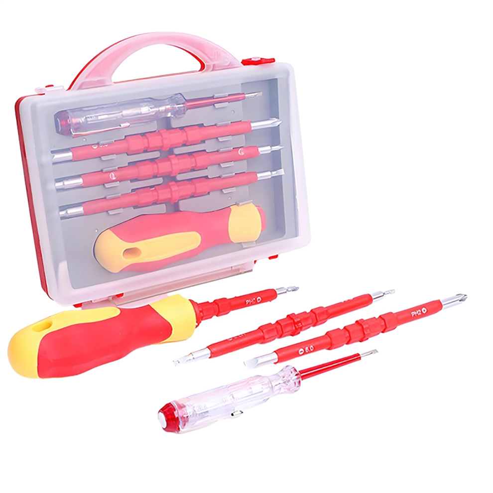 Insulated Electrician Magnetic Insulated Screwdriver Set (5 In1)-image-OPC-PH579QF-NEW