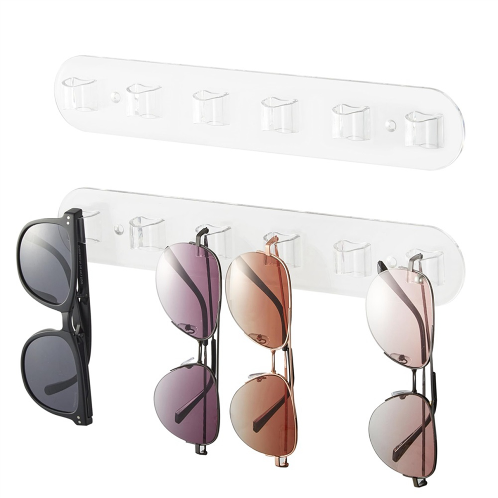 Wall Glasses Holder 2 Pack,Sunglass Organizer,Sunglasses Display