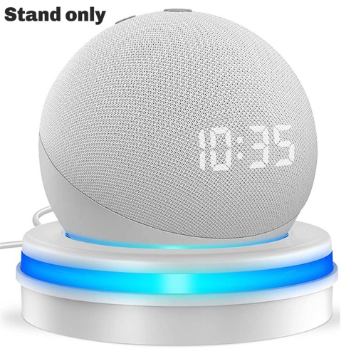 Desktop Stand Mount for Echo Dot5/4 Wall Mount Hanger Holder White 2