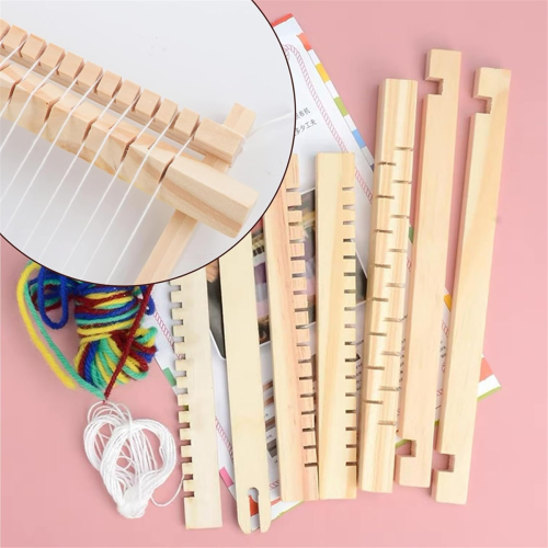 Webstuhl-Set, kleines Webstuhl-Set, DIY-Handstrick-Webmaschine 1