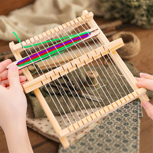 Webstuhl-Set, kleines Webstuhl-Set, DIY-Handstrick-Webmaschine 2