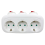1 to 3 Way Extension Socket Germany France Standard EU Plug 1