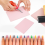 Rubber Block Stamp Carving Kit, 4 Pack with Cutting Tools 5