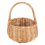 Wicker Picnic Basket with Handle,Willow Flower Girl Basket 1
