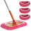 Compatível com pano de esfregão Swiffer lavável e reutilizável B 4