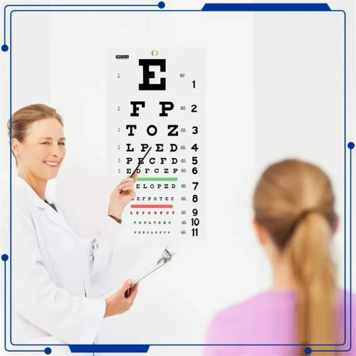 Eye Chart, Eye Chart No Fading for School Home Acuity Measuring 2