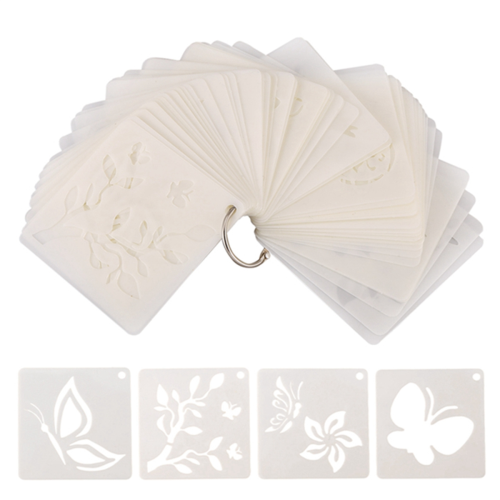 60 Pieces Painting Template DIY Craft Template Drawing Stencils